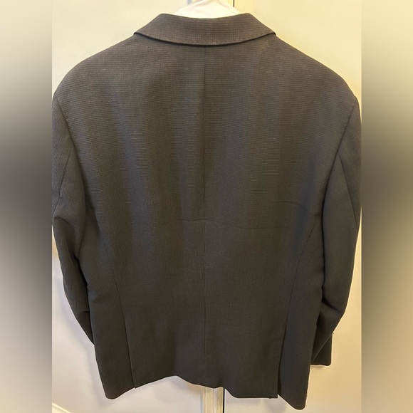 Black unstructured sport coat. - Picture 4 of 4